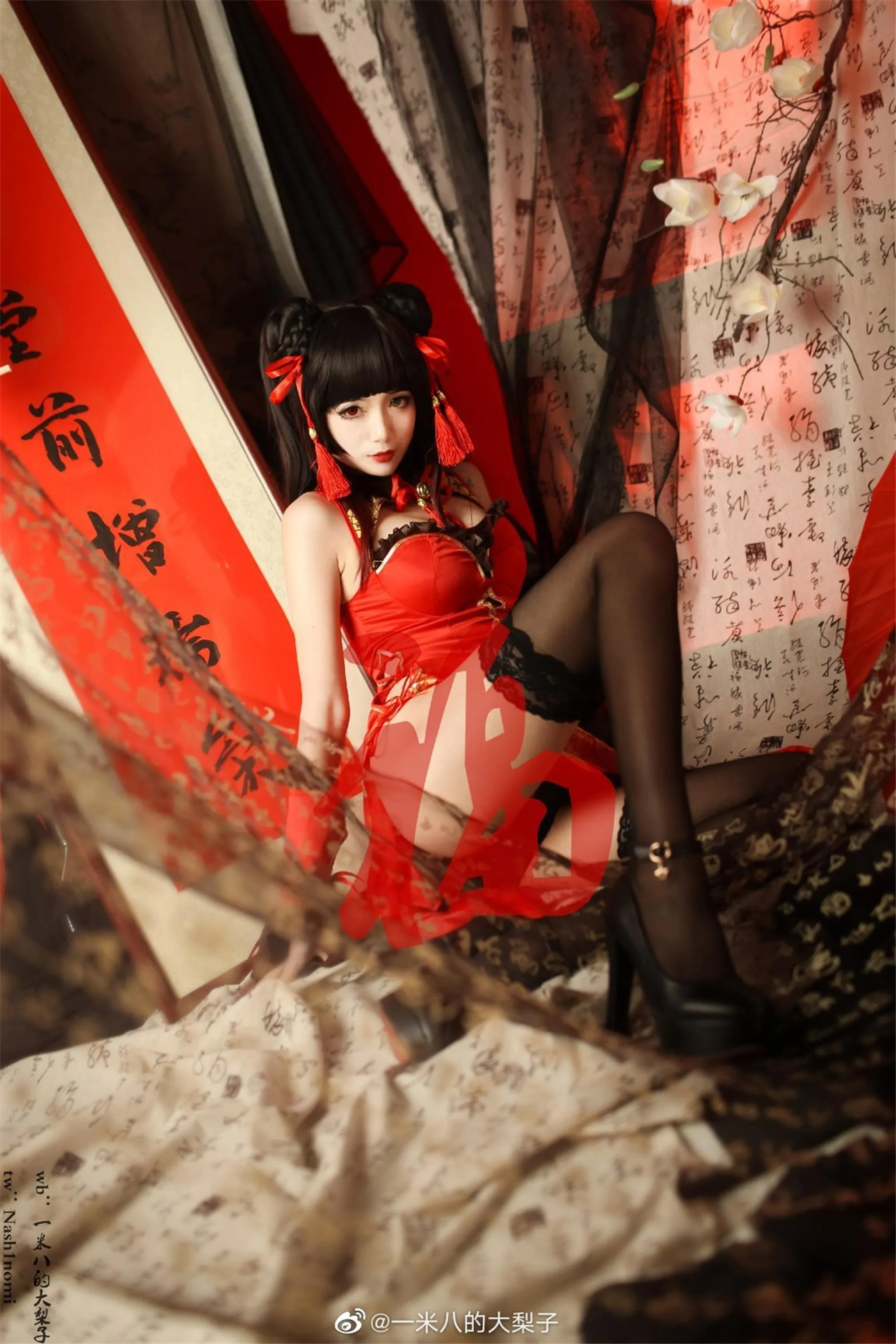 一米八的大梨子 – NO.007 时崎狂三新春旗袍 [22P]插图5